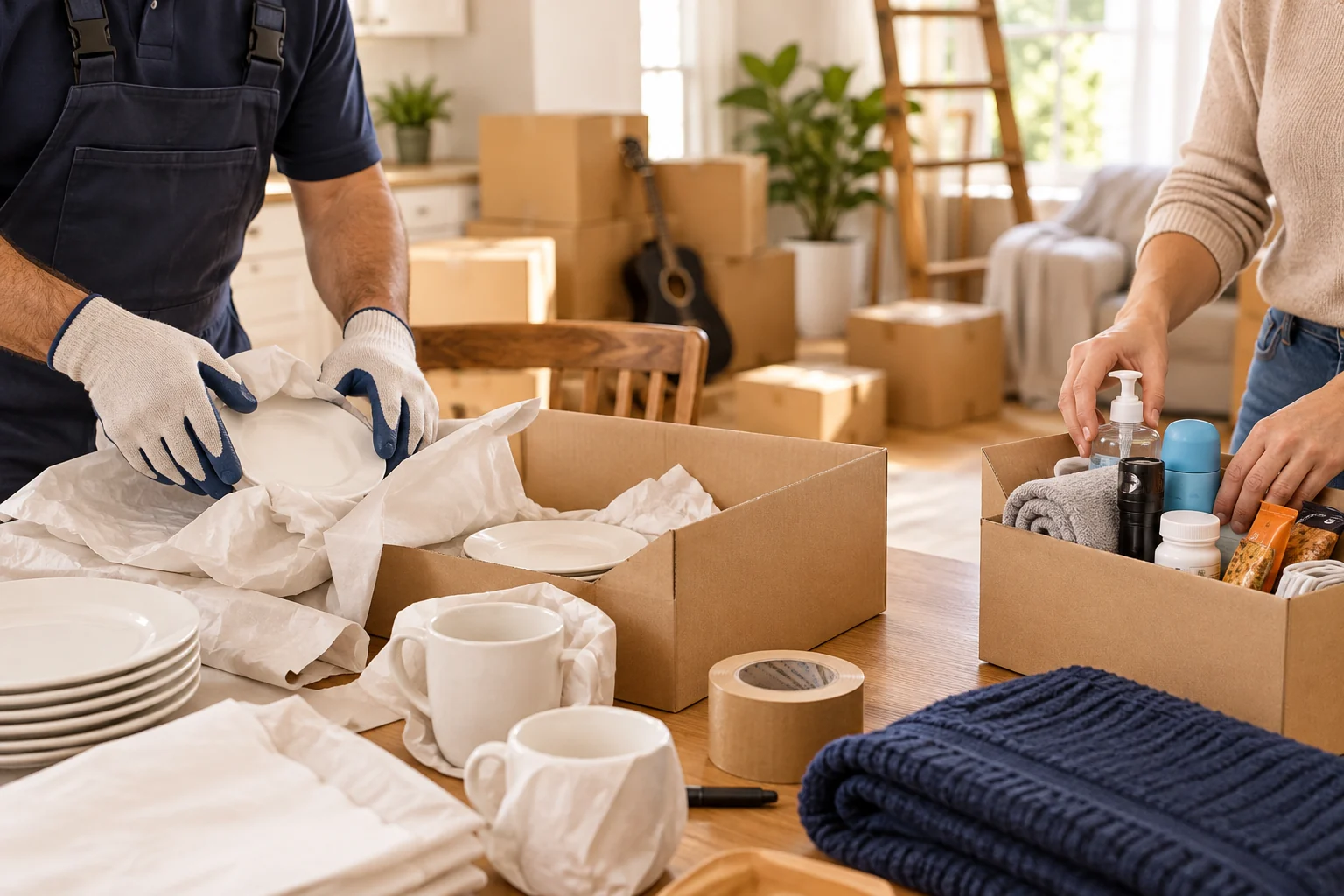 Pack yourself or hire packers? choosing packing scope for a long-distance move from Atlanta